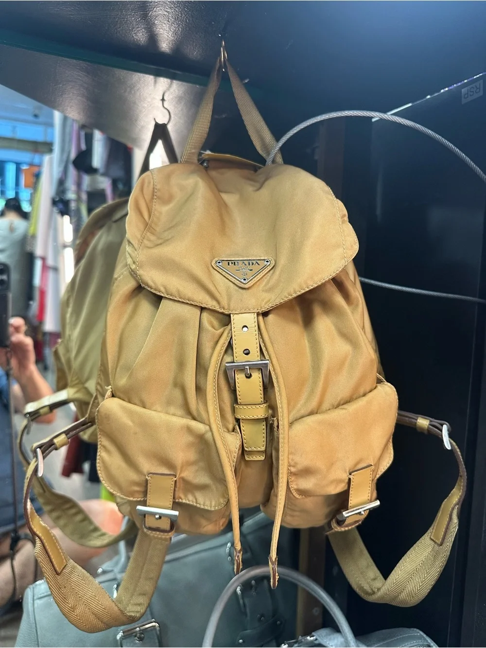 Prada nylon backpack